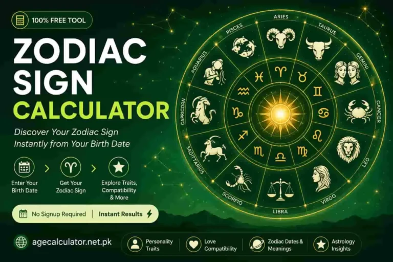 Zodiac Sign Calculator to find your zodiac sign instantly from birth dateZodiac Sign Calculator to find your zodiac sign instantly from birth date